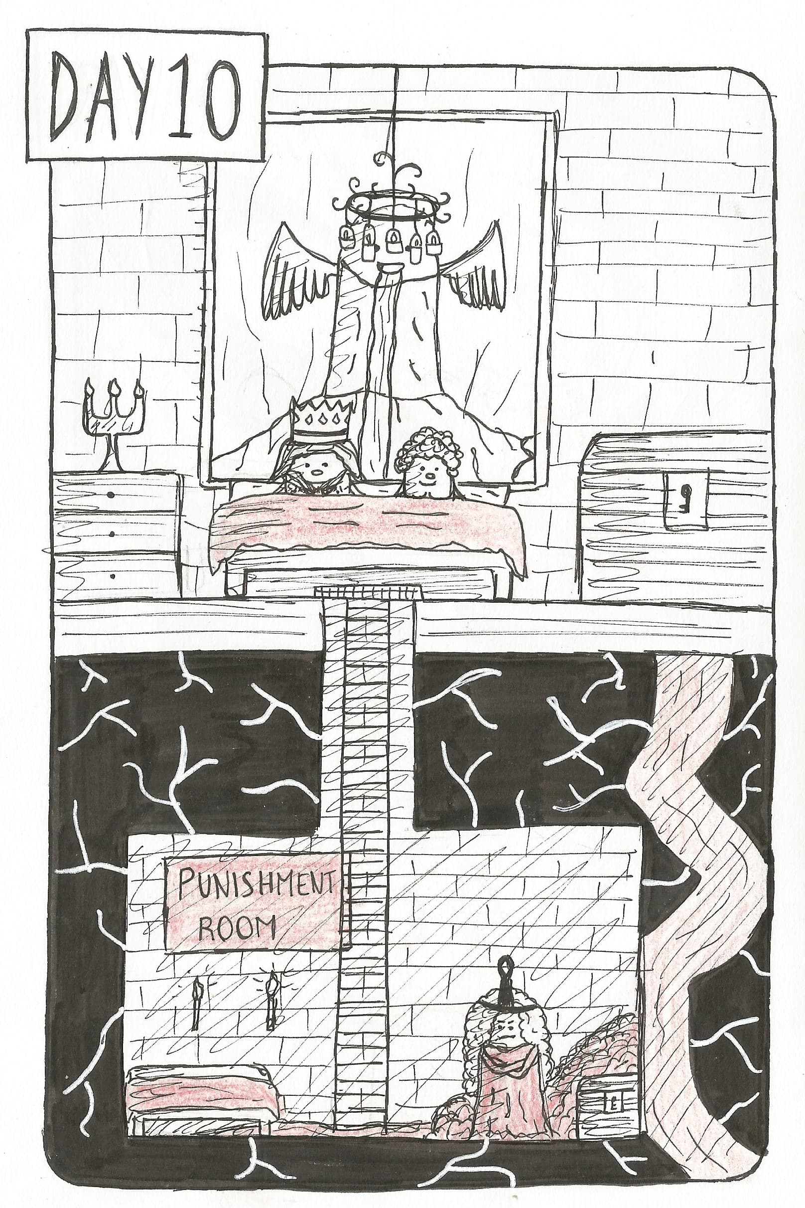 Inktober 2018 — Punishment Room