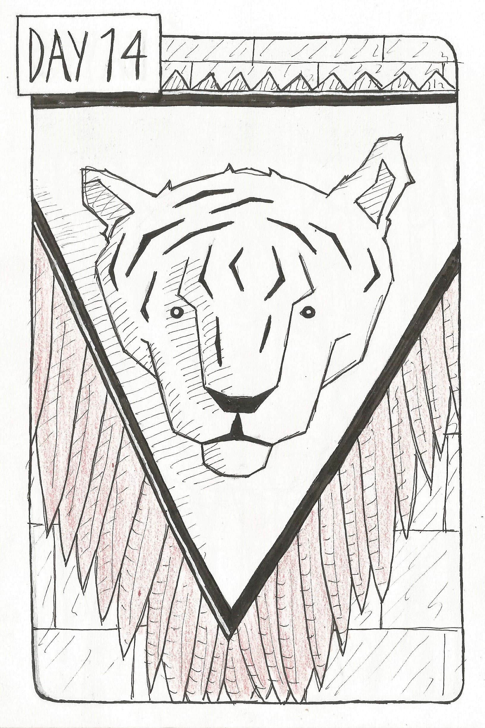 Inktober 2018 — Flag