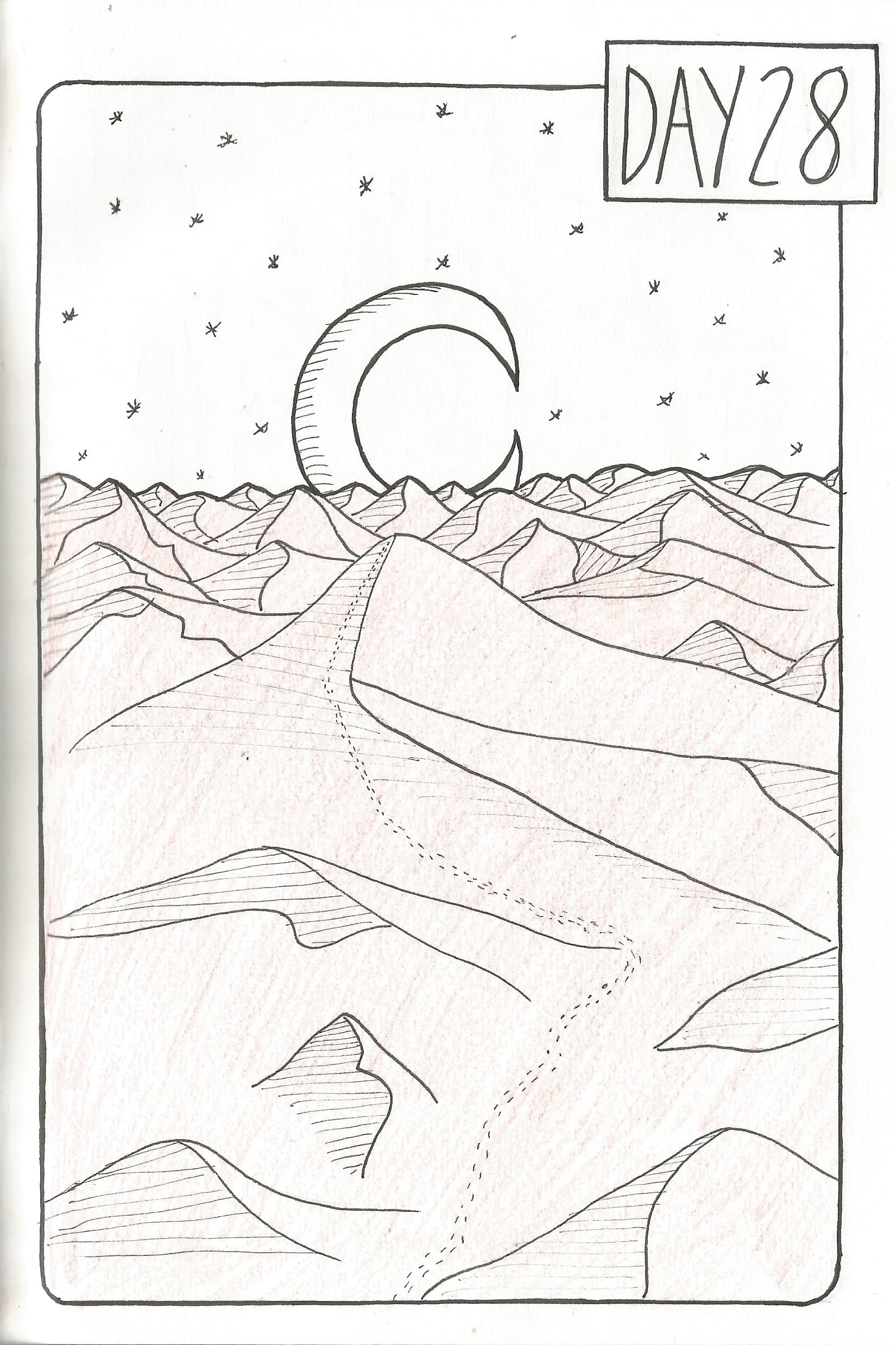 Inktober 2018 — Desierto