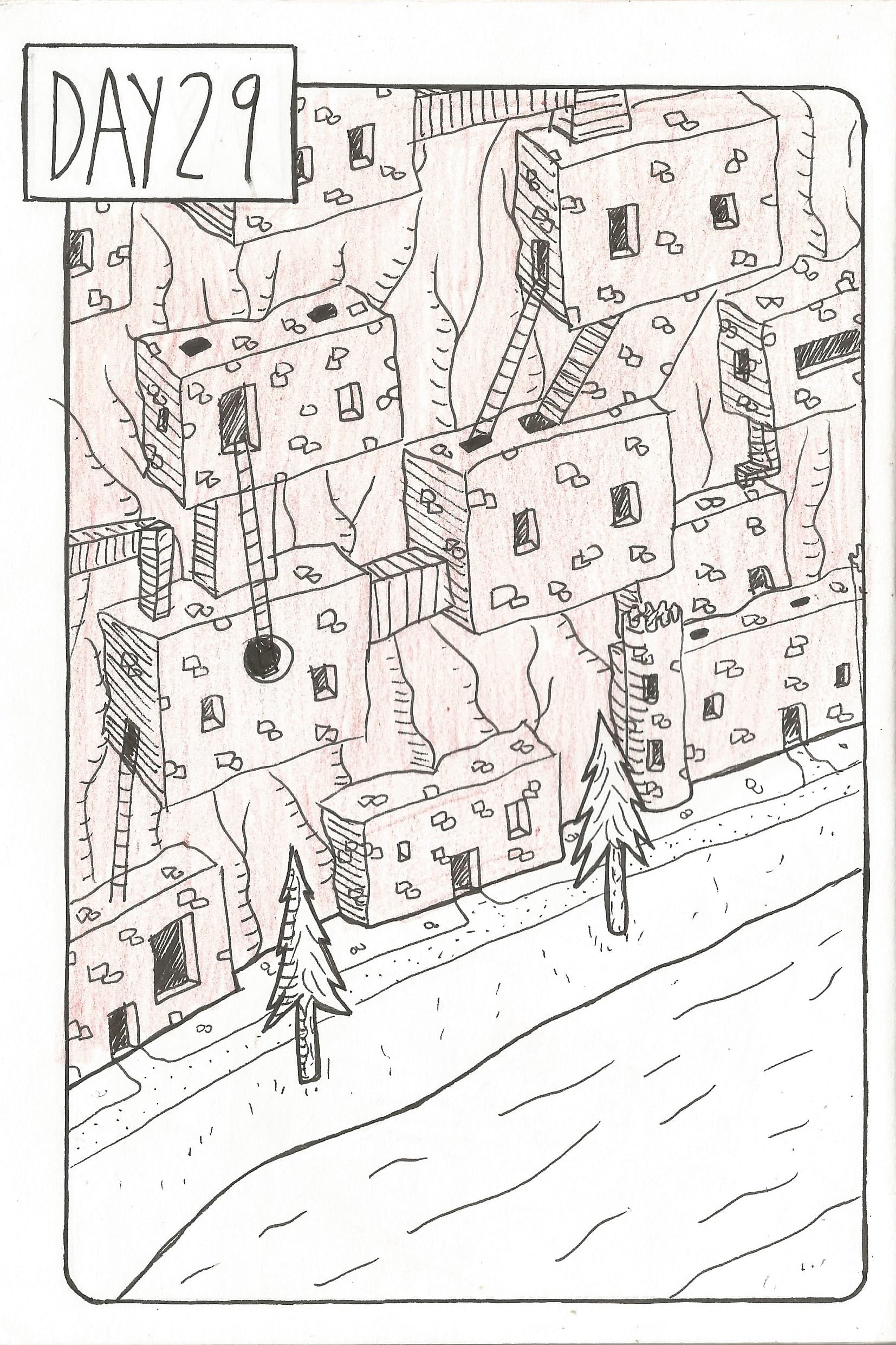 Inktober 2018 — Poblado Del Cañón