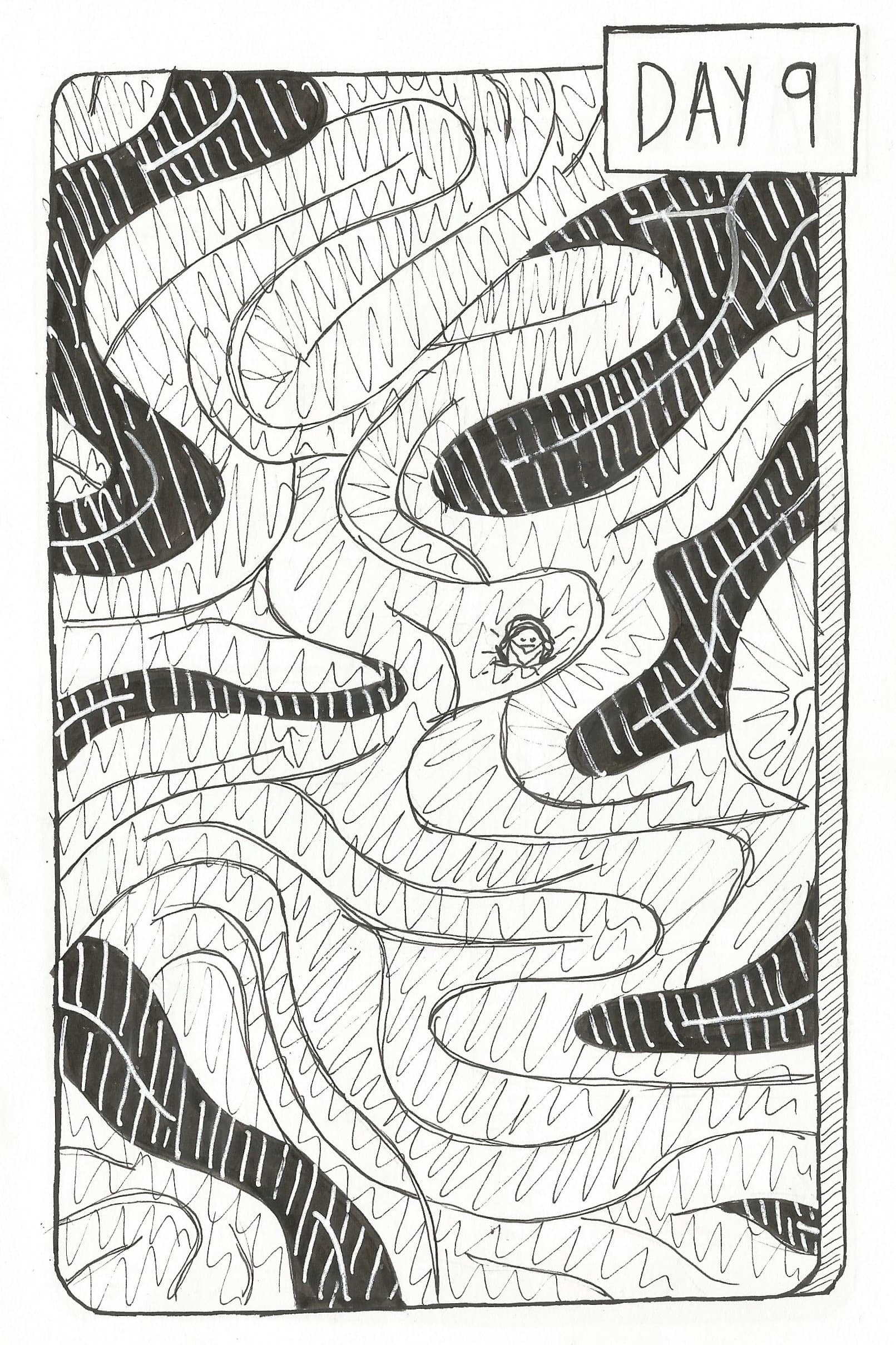 Inktober 2018 — Atrapado En Su Cerebro