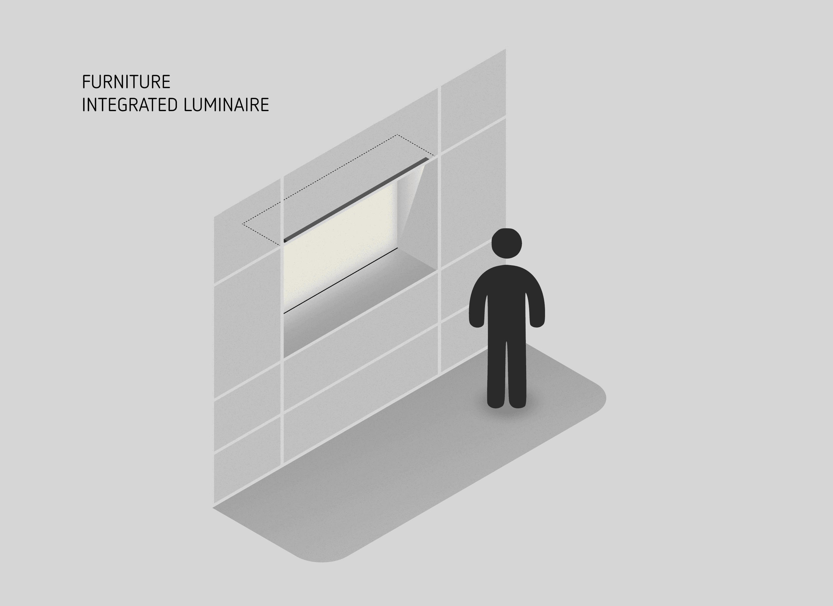 Spoons — furniture integrated luminaire