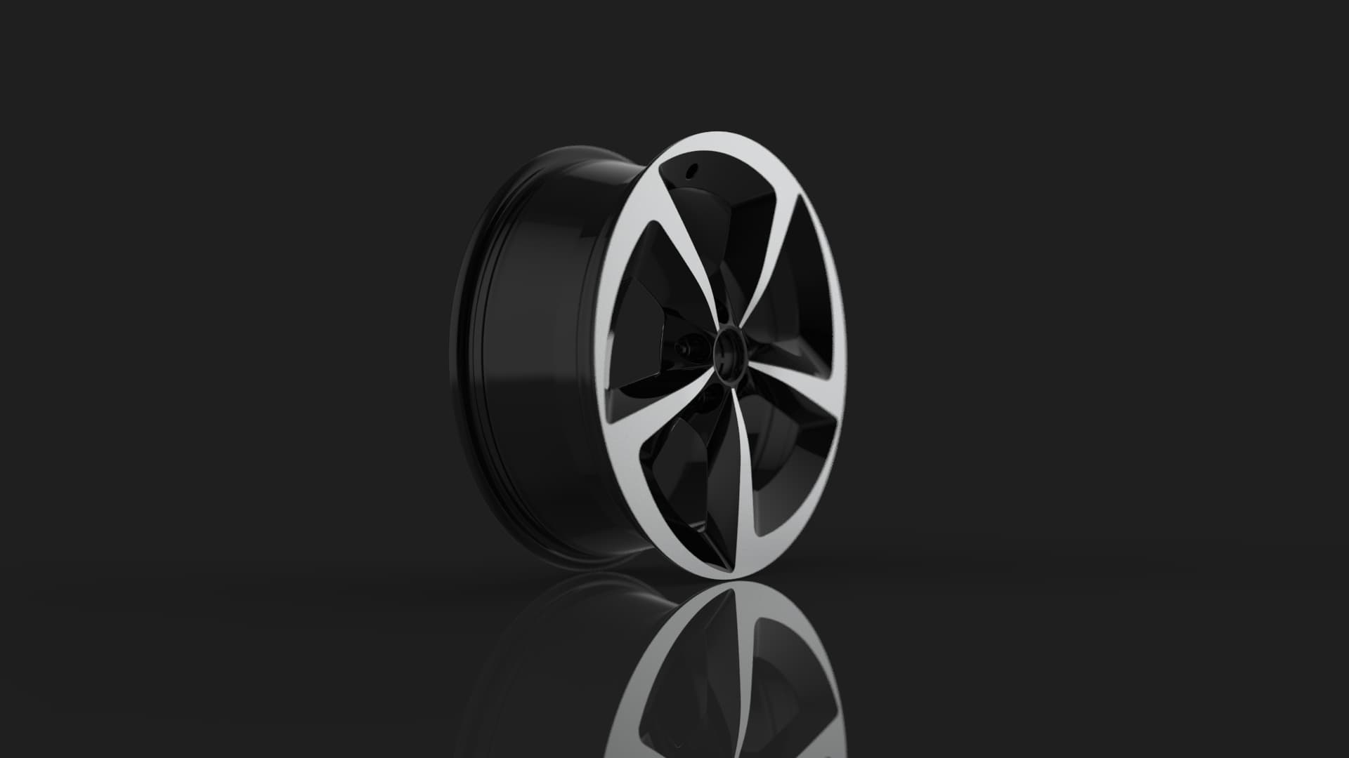 Shuriken Rim — 45° view